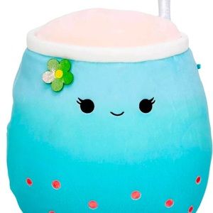 🔥Squishmallow 11" Jakarria Blue Boba Drink Plush Soft Toy 🔥